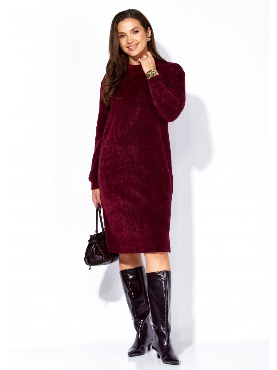Платье 1398 винный 6373₽