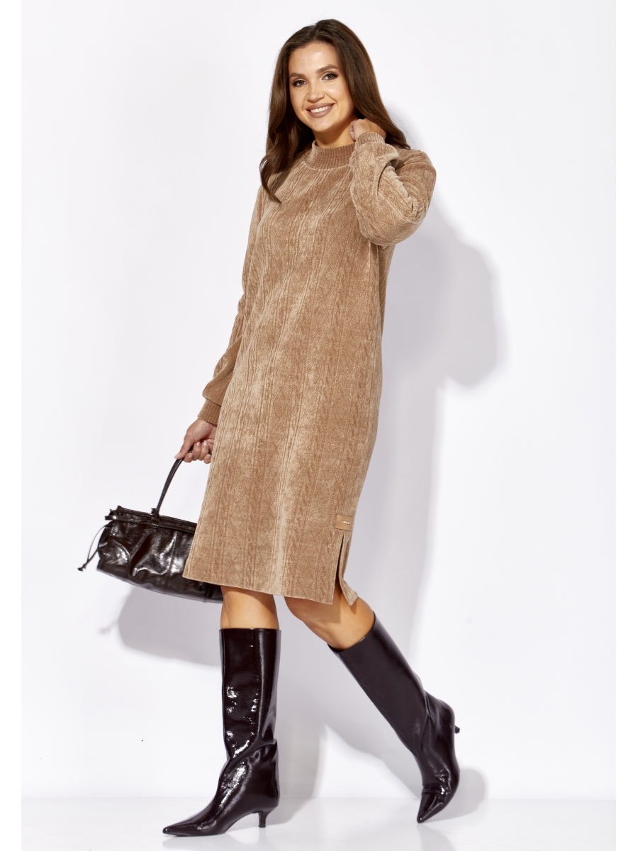 Платье 1398 кофейный 6373₽