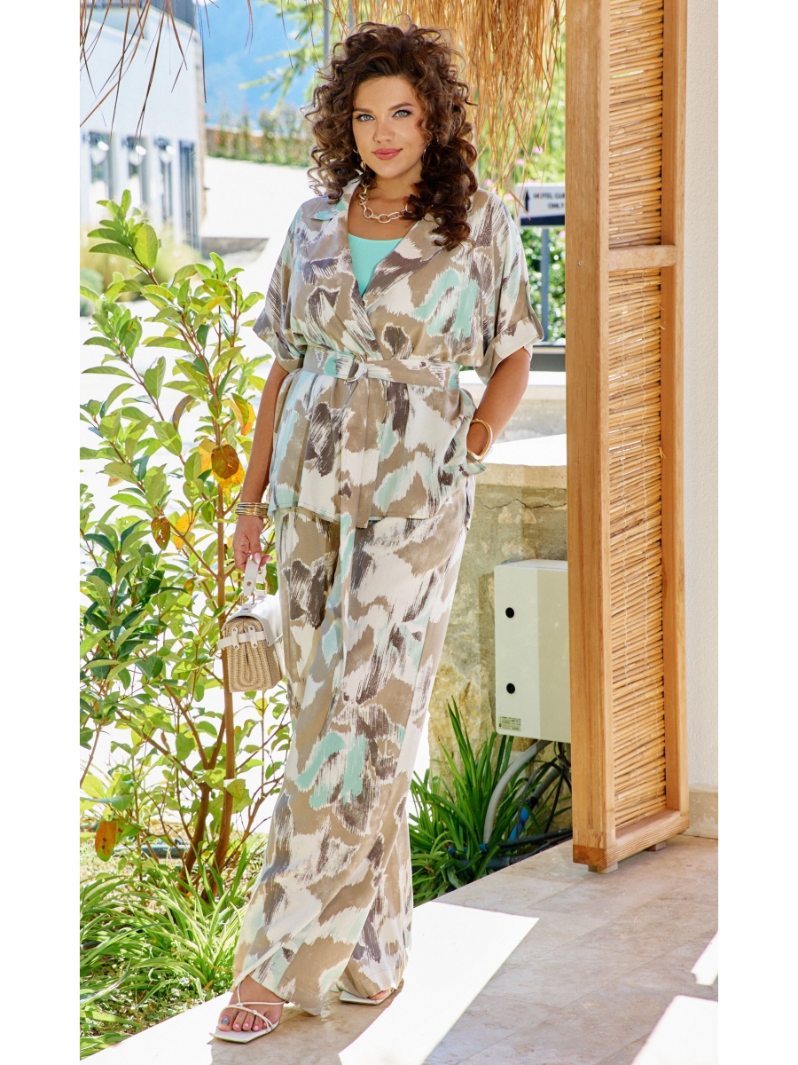 Брючные костюмы 24493 мультиколор