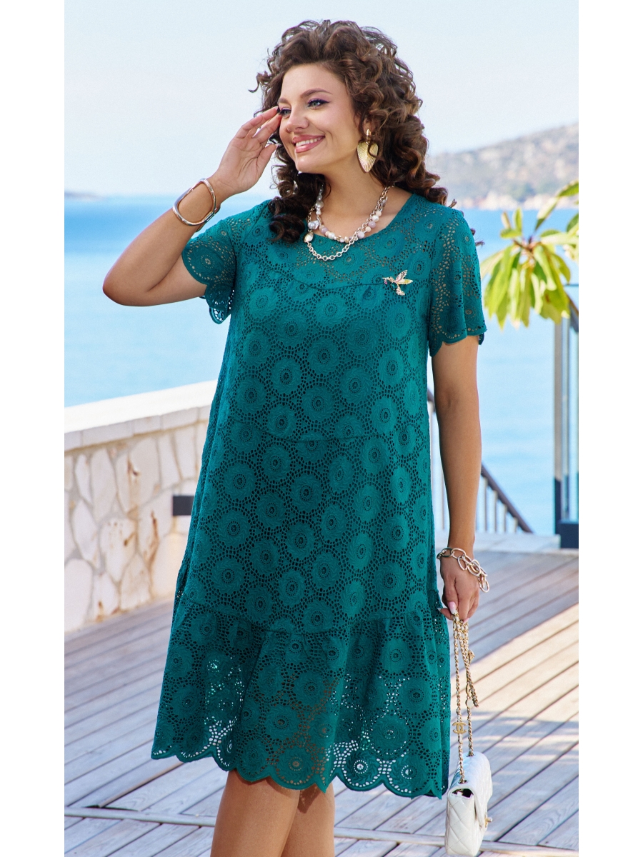Платье 24463 темный изумруд 13260₽