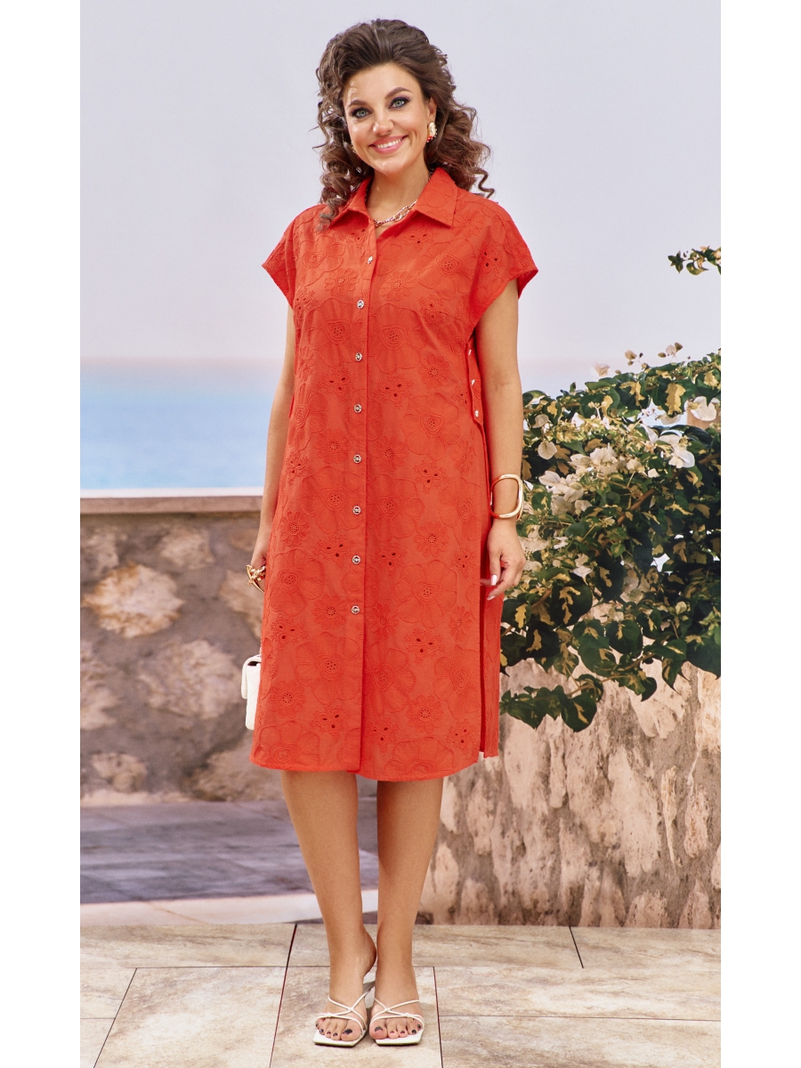 Плательные костюмы 25183 алый 12610₽