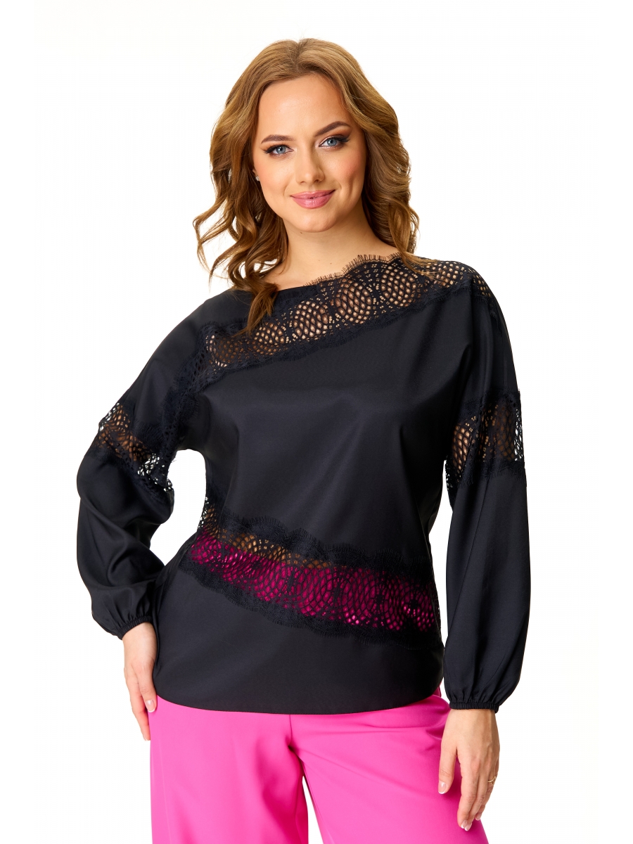 Блузка М-7619 черный 4559₽