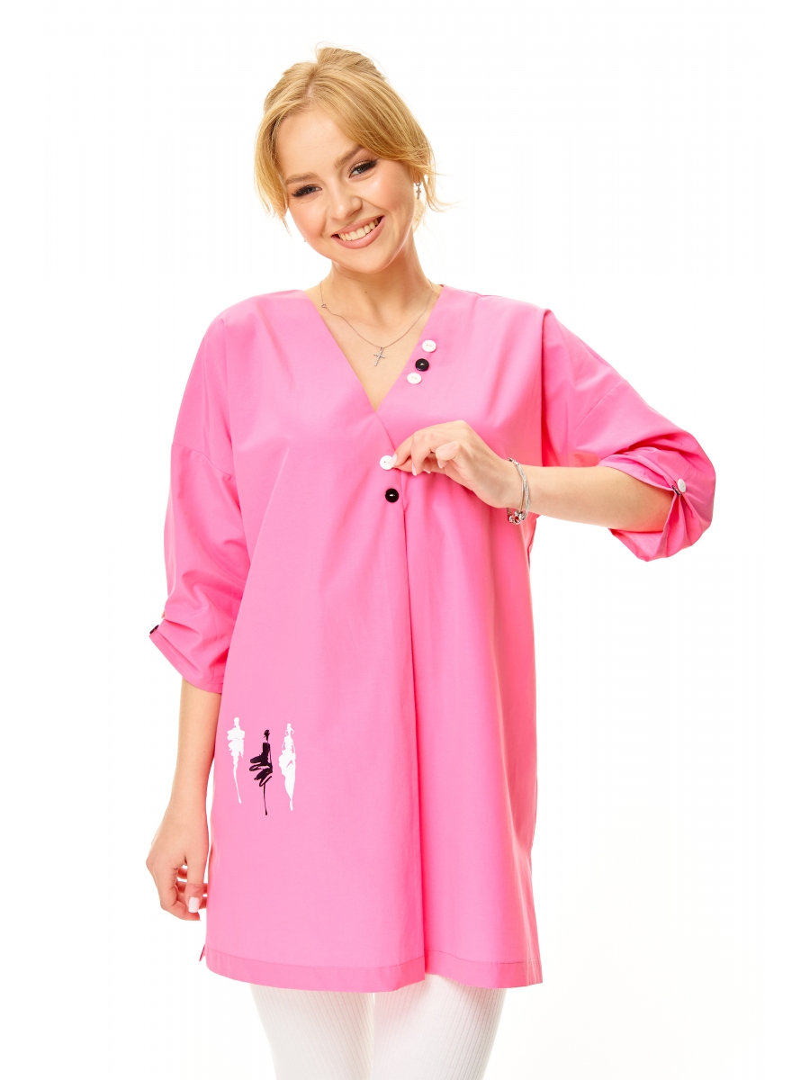 Туники М-7670 роза