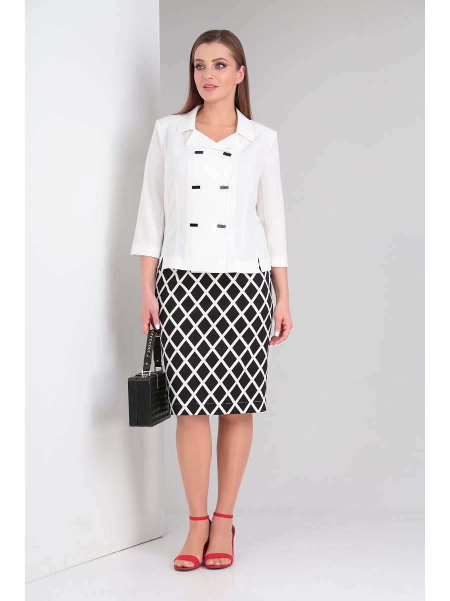 

Юбочные костюмы М801, Белый, М801