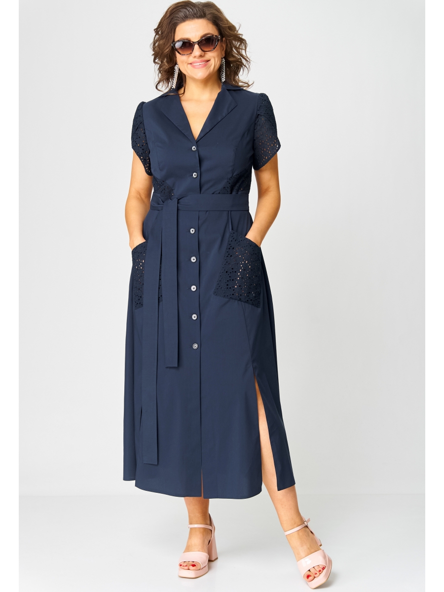 Платье 7200В темно-синий 7751₽