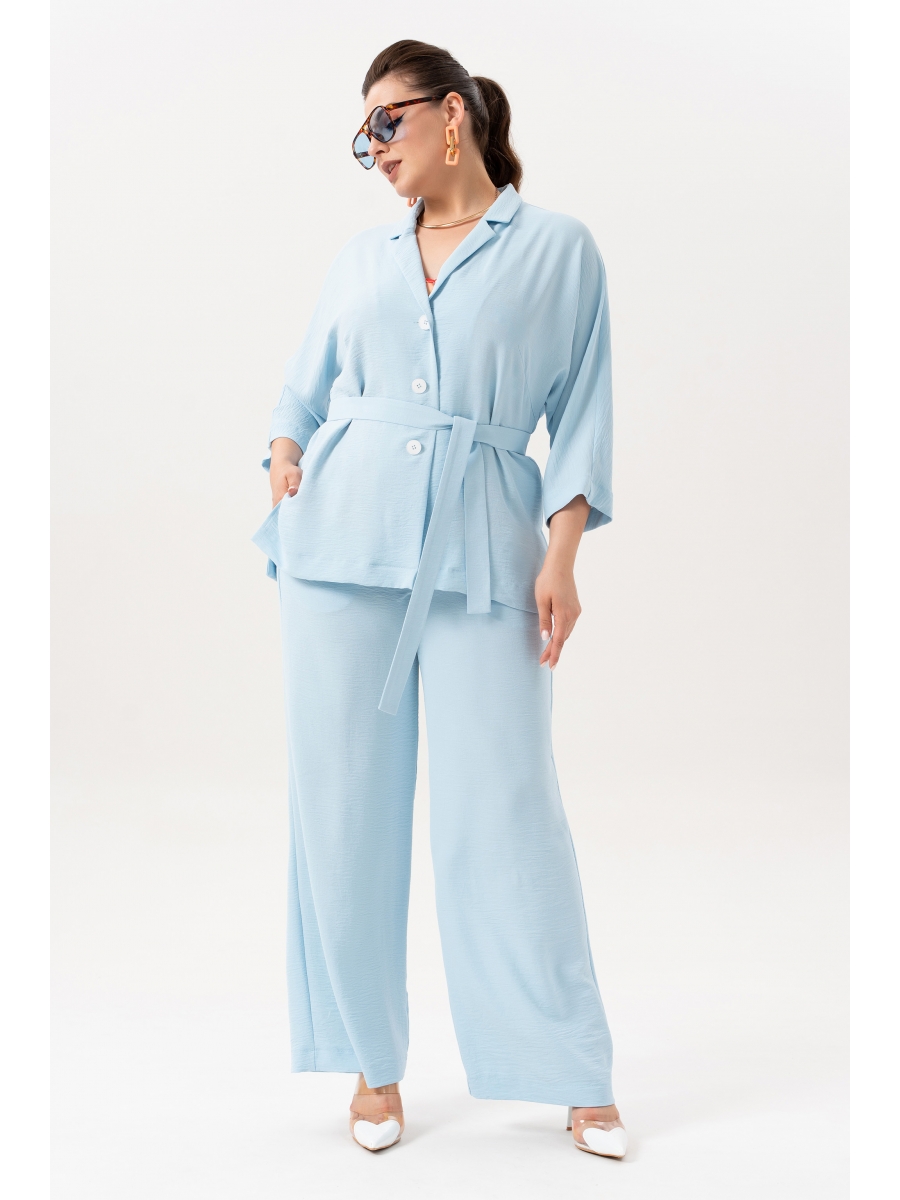 Брючные костюмы 3001-2 голубой