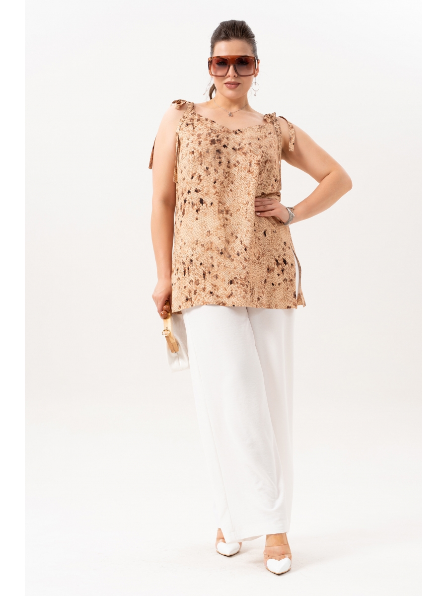 Блузка 129 принт змея