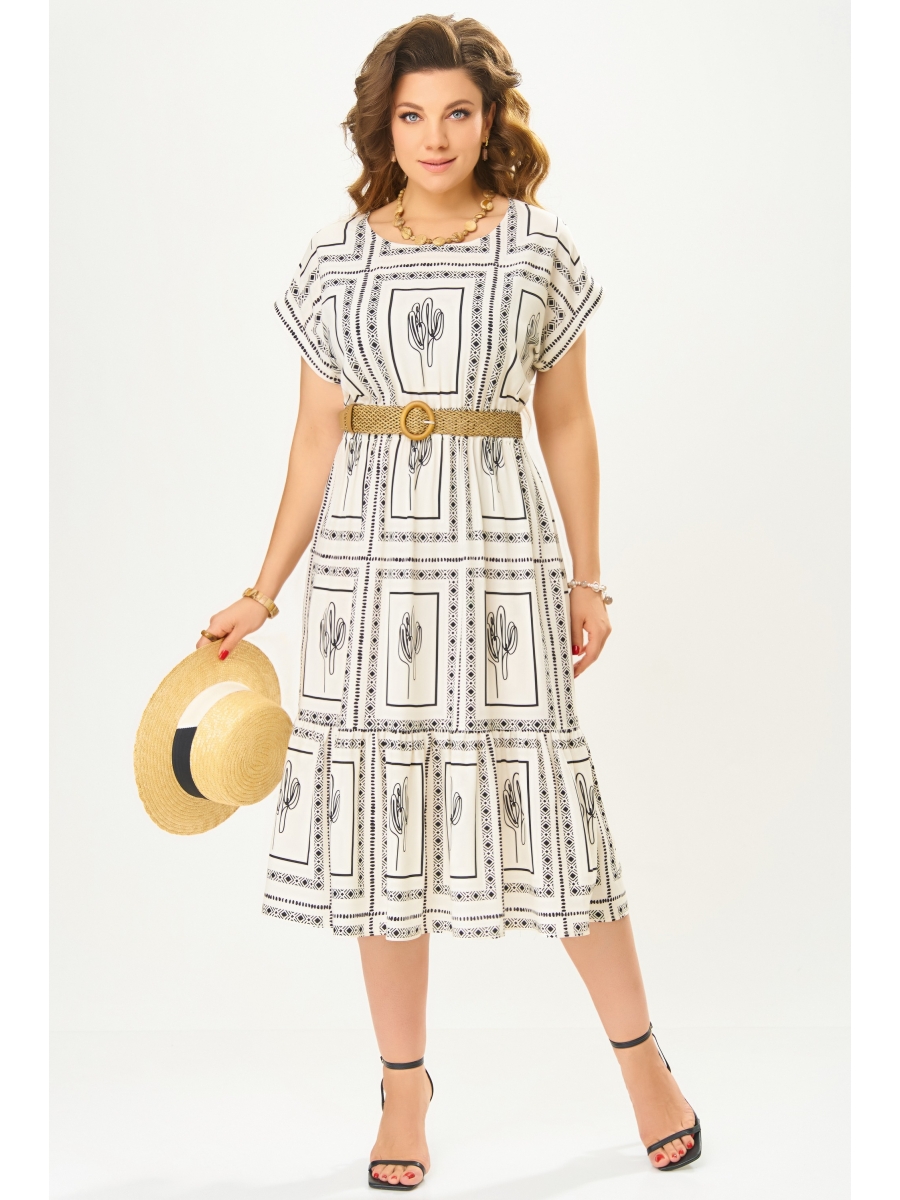 Платье 5061 молочно-бежевый 8886₽