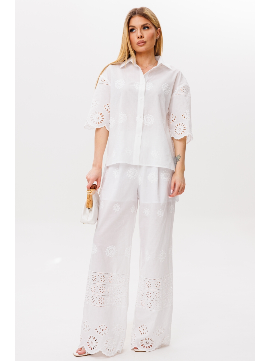 Брючные костюмы 2121 молоко 12397₽