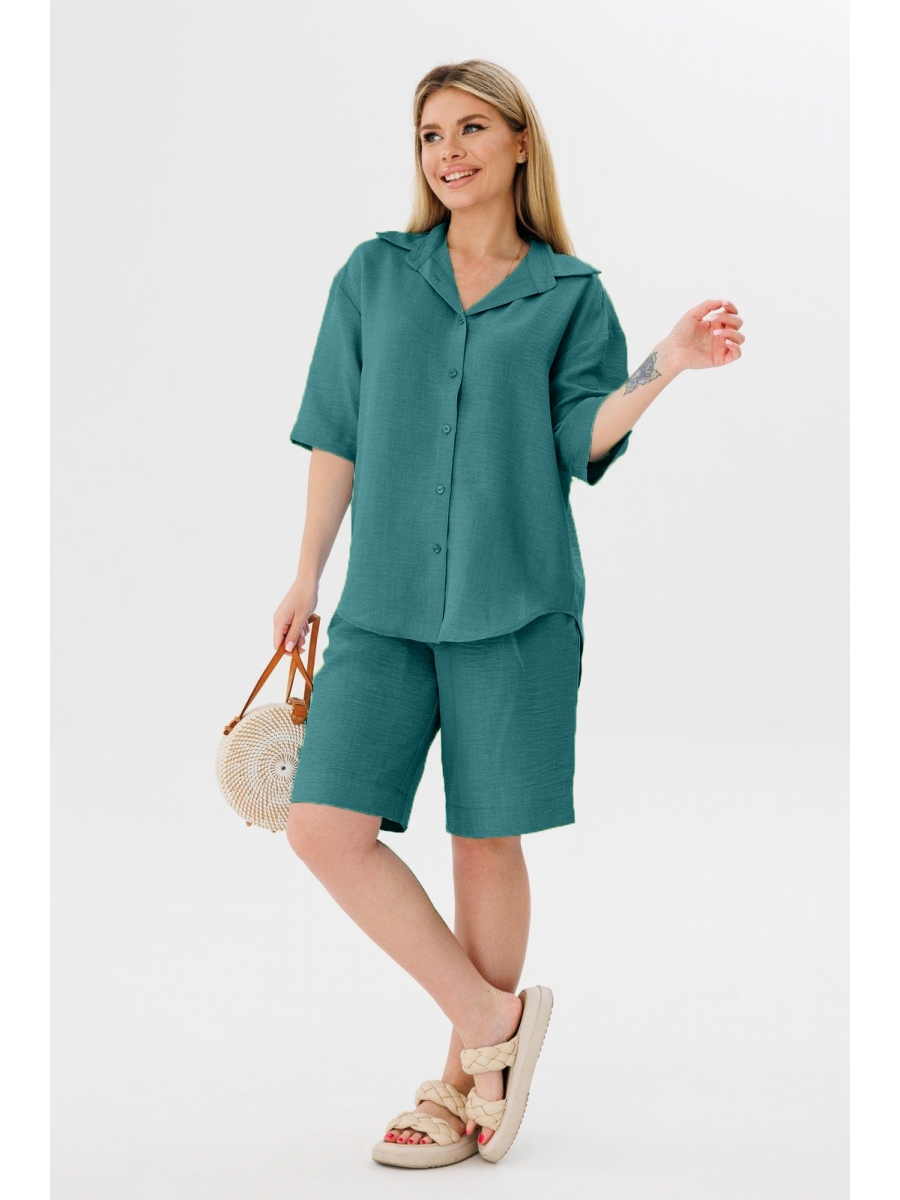 Блузка 1061 морская волна 7857₽