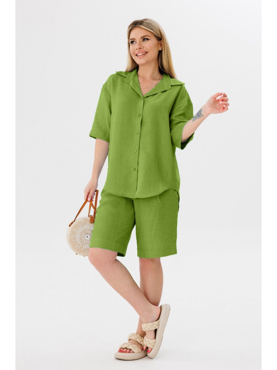 Костюмы с шортами 2022-2 шартрез 9254₽