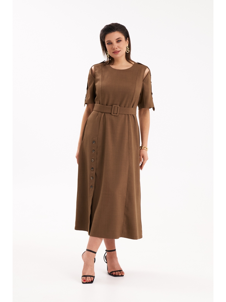 Платье 10862 коричневый 8604₽