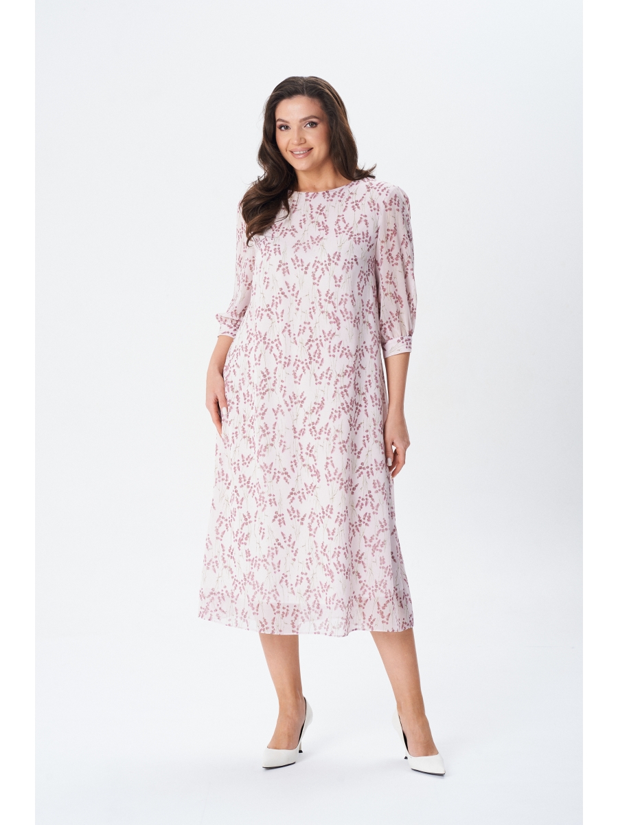 Платье 52031 светло-розовый цветок лаванды 5919₽