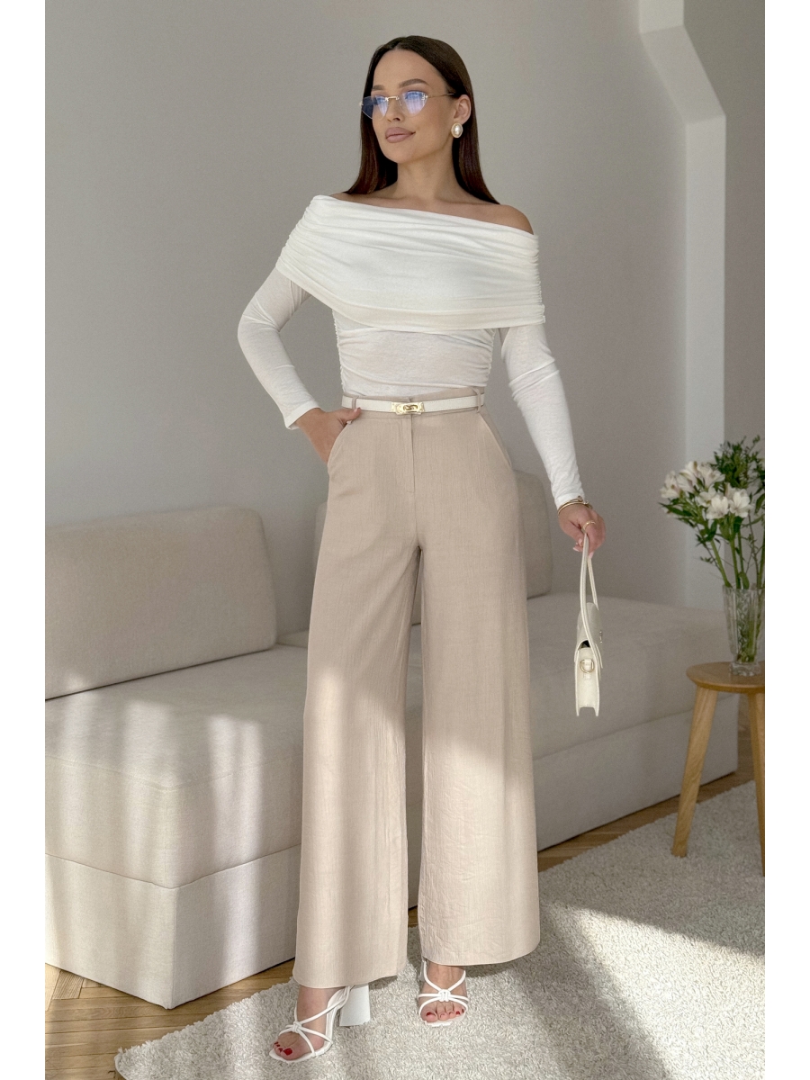 Брюки S036 бежевый