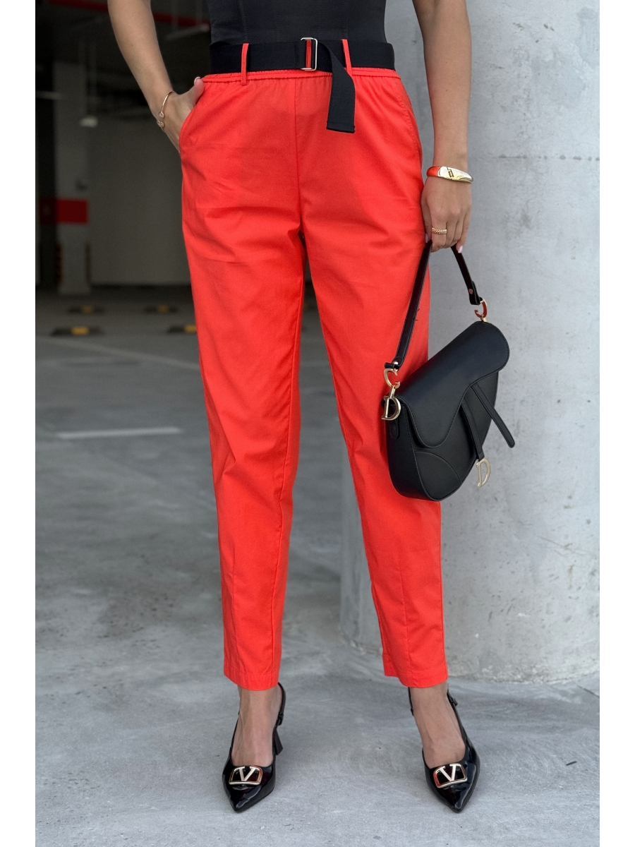 Брюки S035 красный