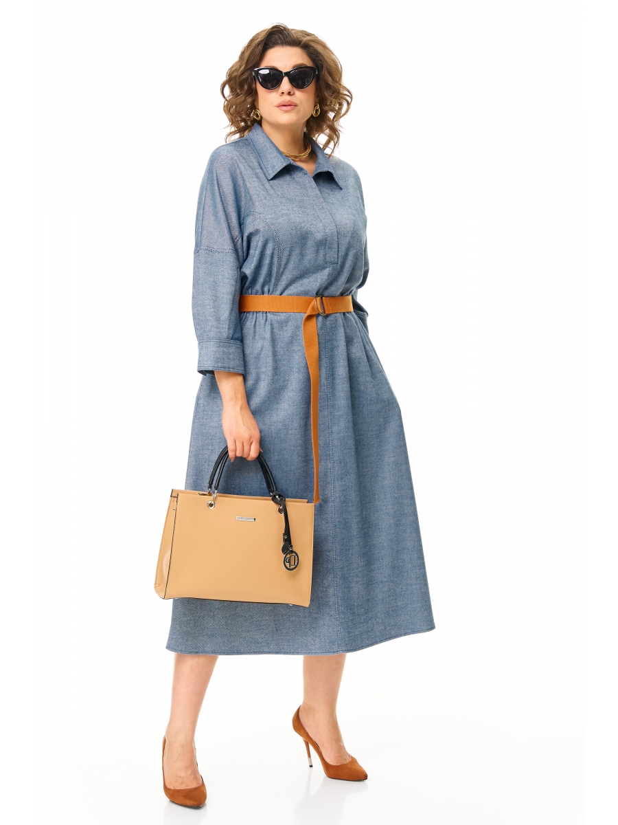 Платье М-1370 деним 9904₽