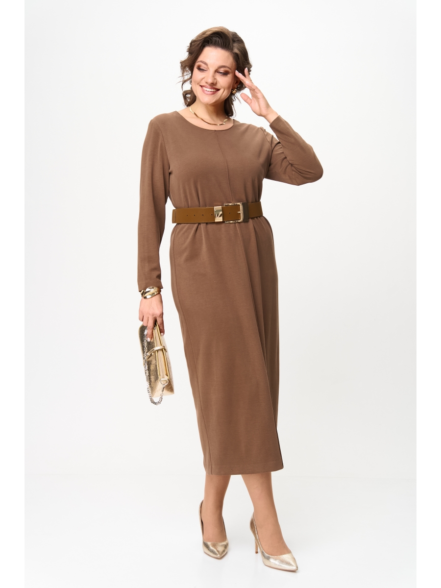 Платье М-1388 коричневый
