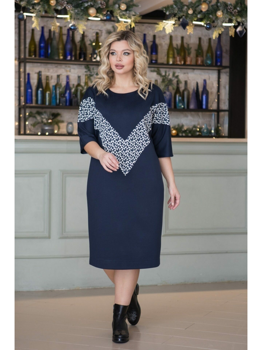 

Платье С-568-2, Синий, С-568-2