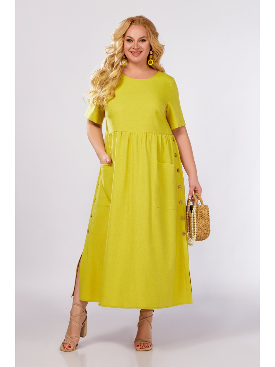 Платье 8154 светлая горчица 7314₽
