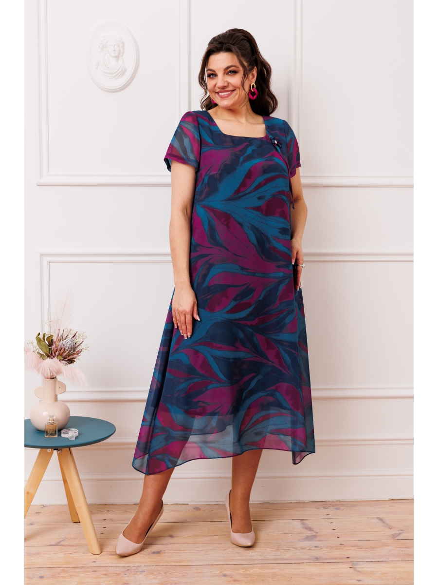 Платье 1-1332 фиалковый 7537₽