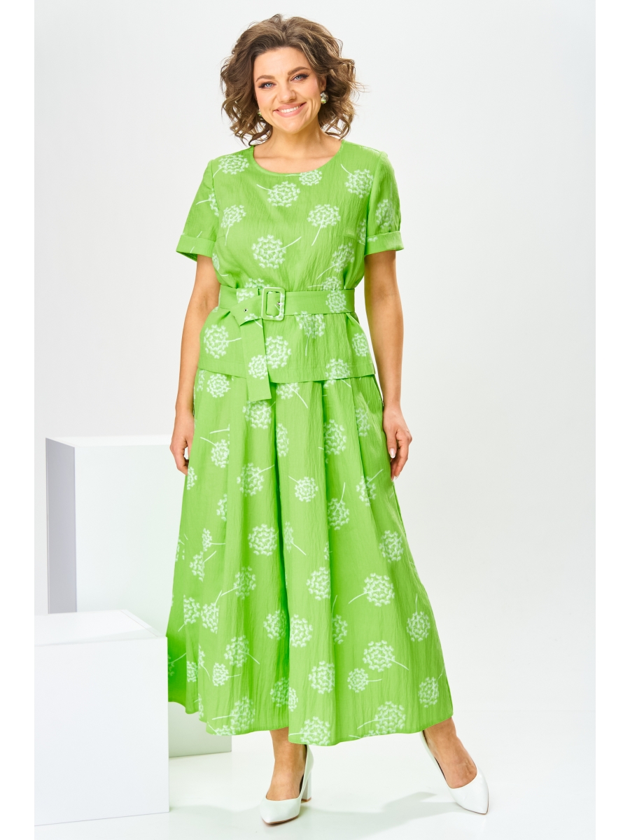 Брючные костюмы 2-2704 салатовый 10069₽