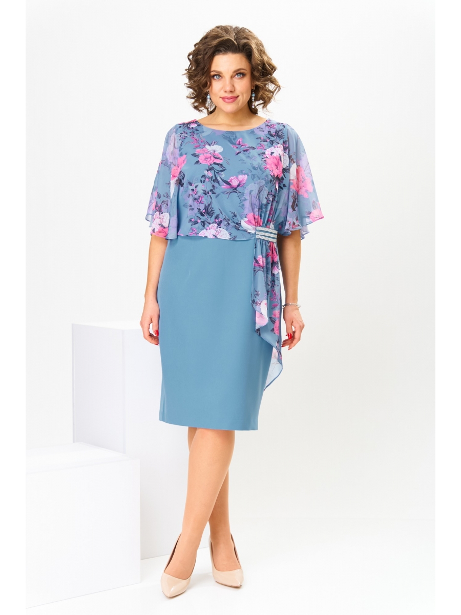 Платье 1-2371 деним 8604₽