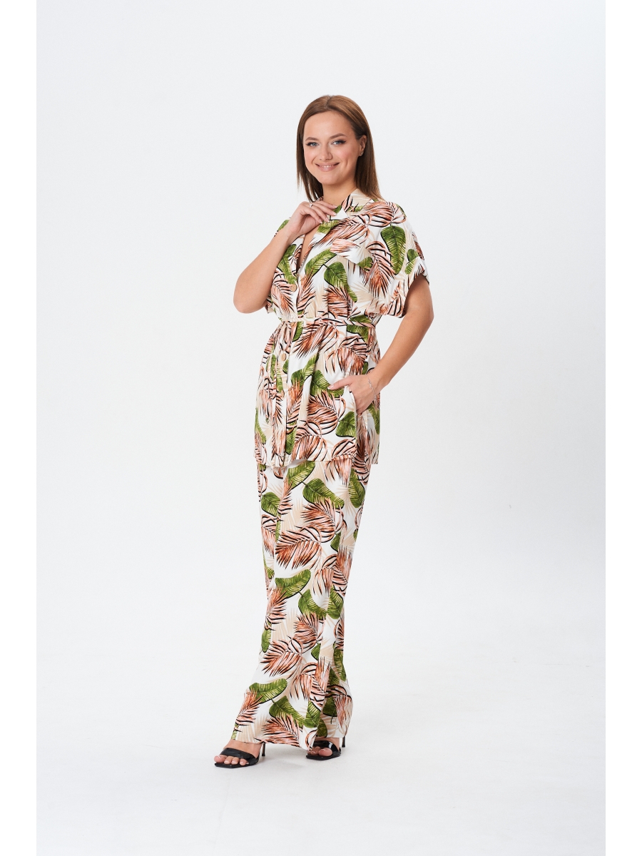 Брючные костюмы 7854 беж