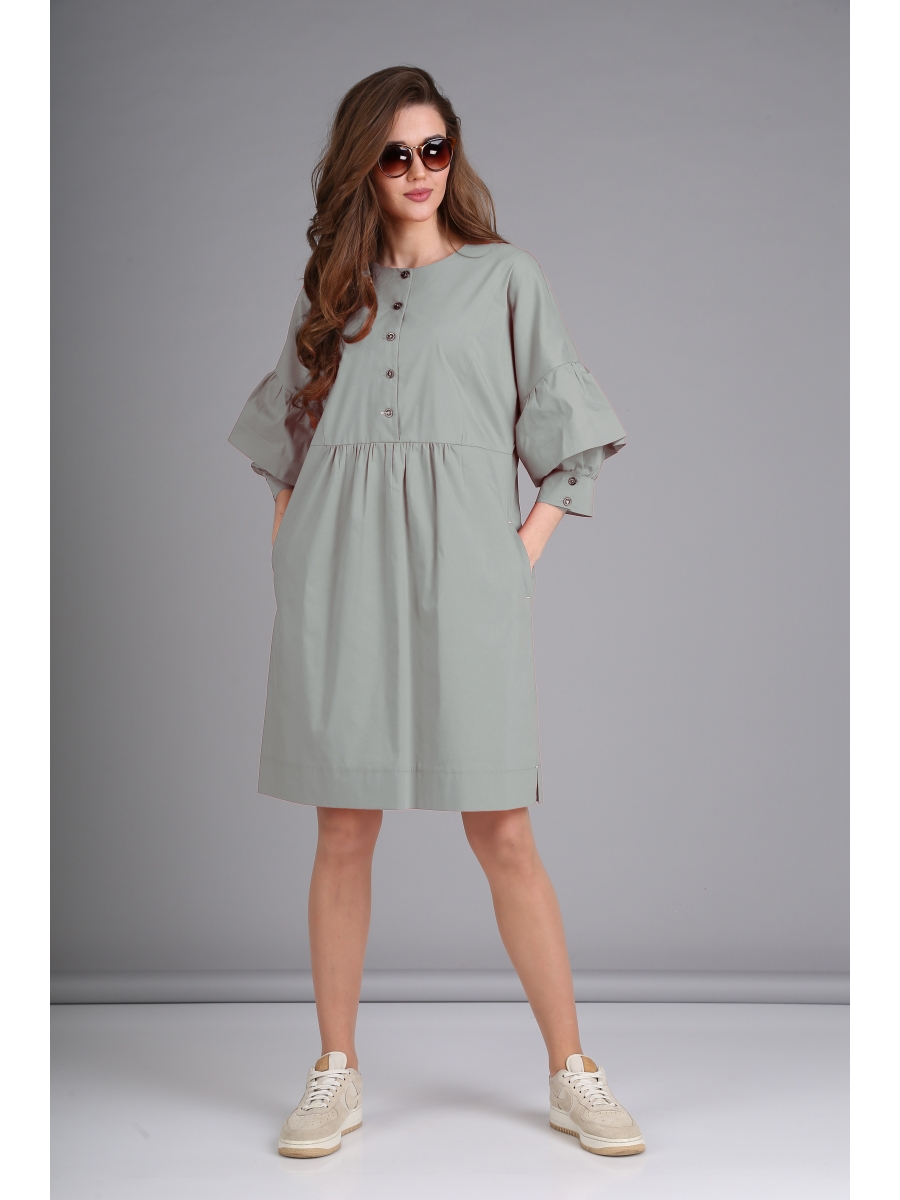 

Платье 8112 полынь, Зеленый, 8112 полынь