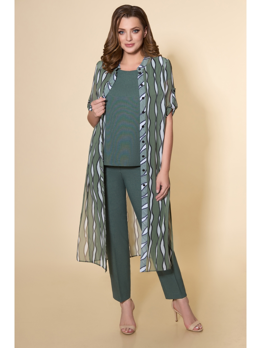 

Брючные костюмы 2553 зелень, Зеленый, 2553 зелень