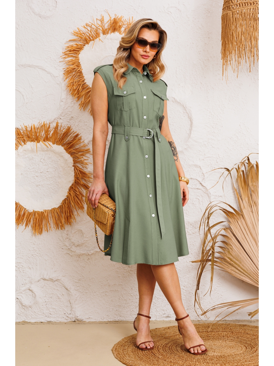 Платье 5750 хаки