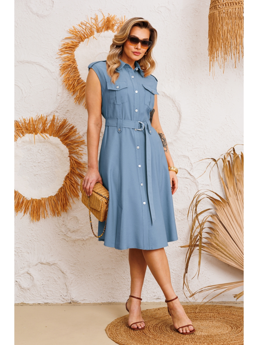 Платье 5750-3 синий 9962₽