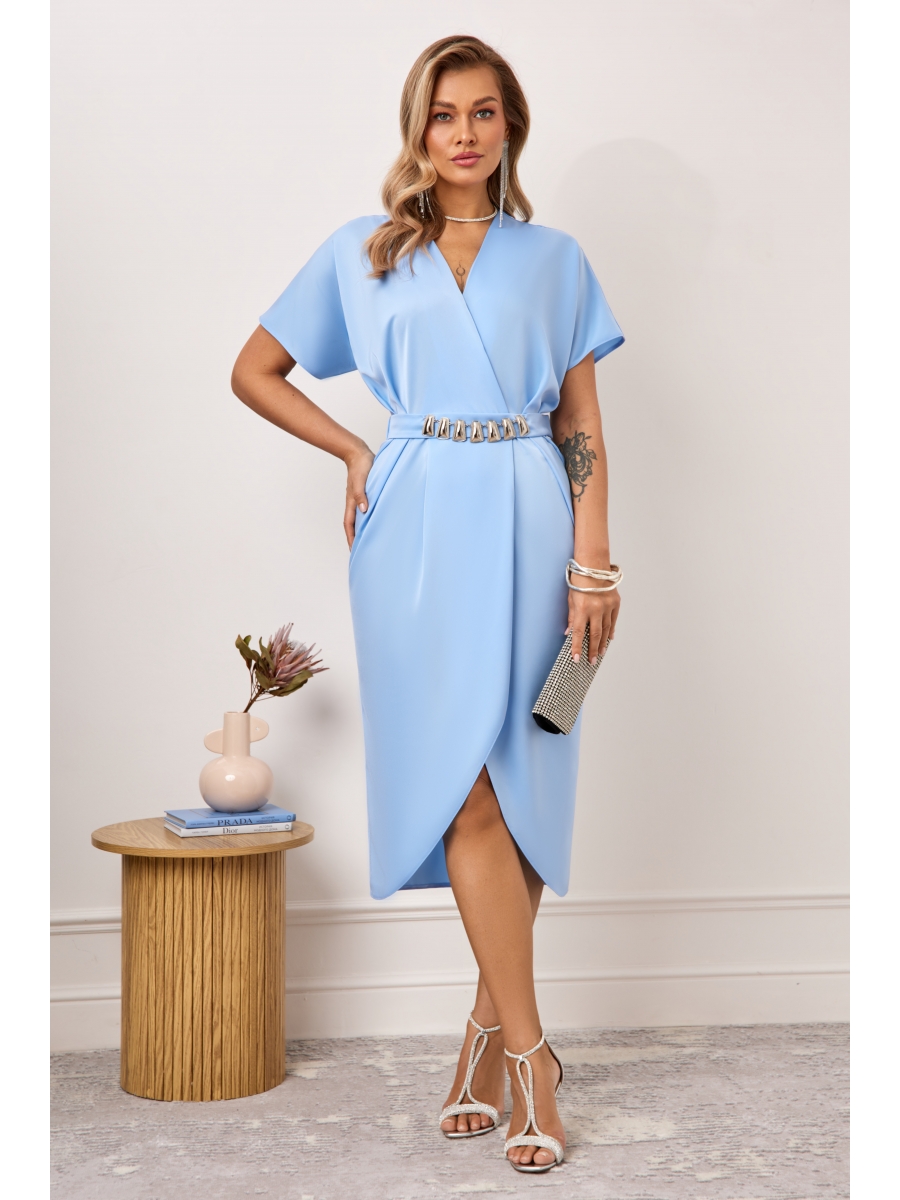 Платье 5734 голубой 9691₽