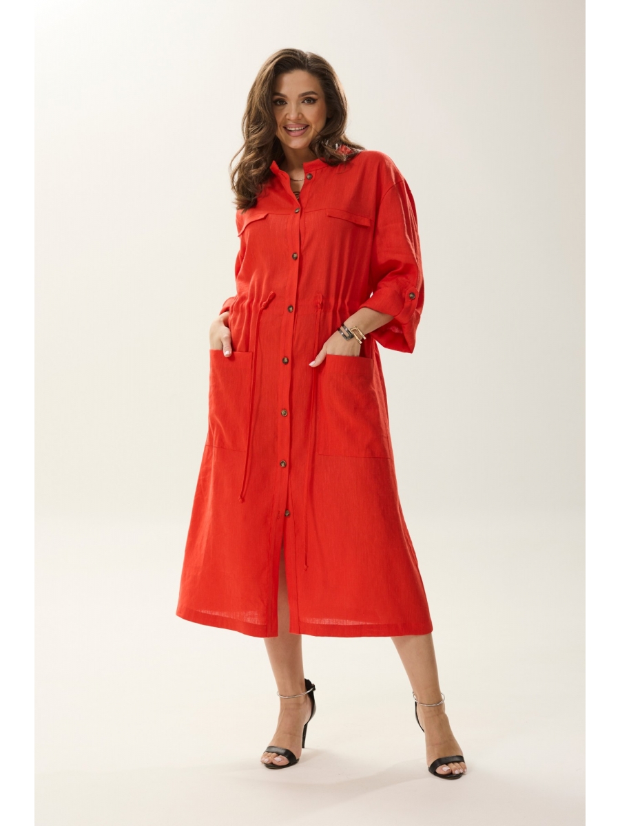 Платье 425-020 красный
