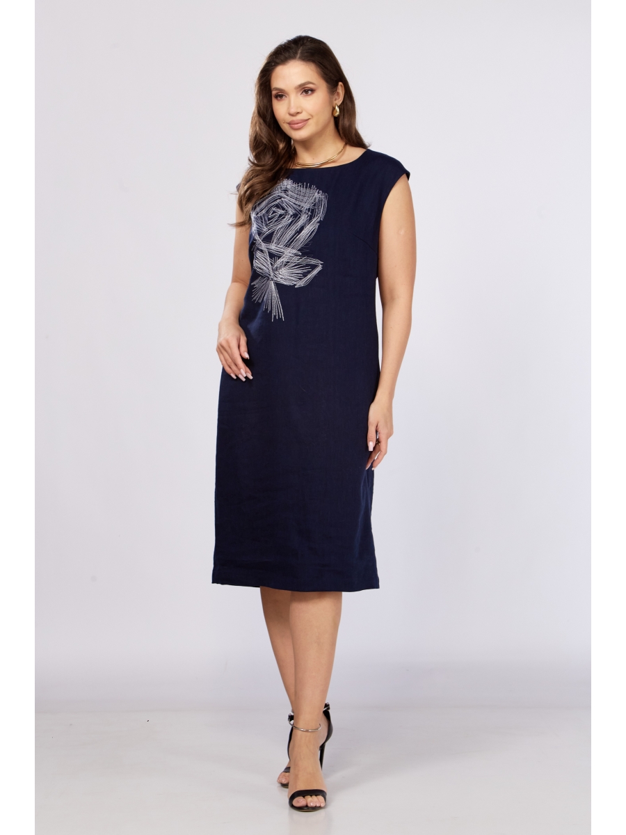 Платье 425-065 синий 10971₽