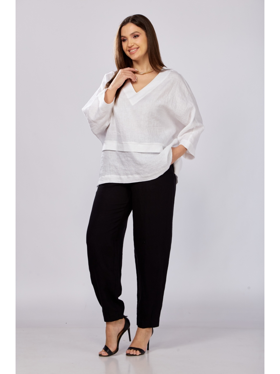 Блузка 625-057 белый