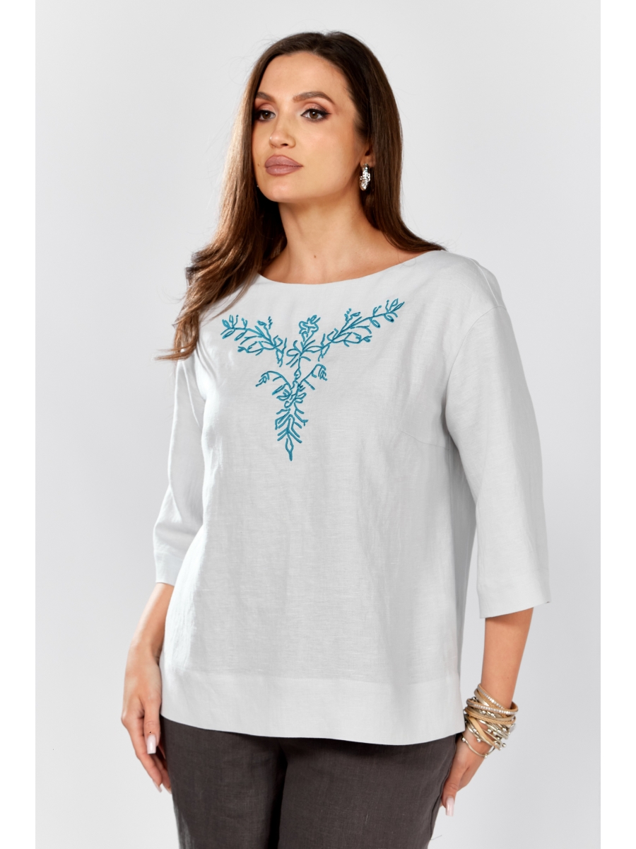 Блузка 625-064 светло-серый