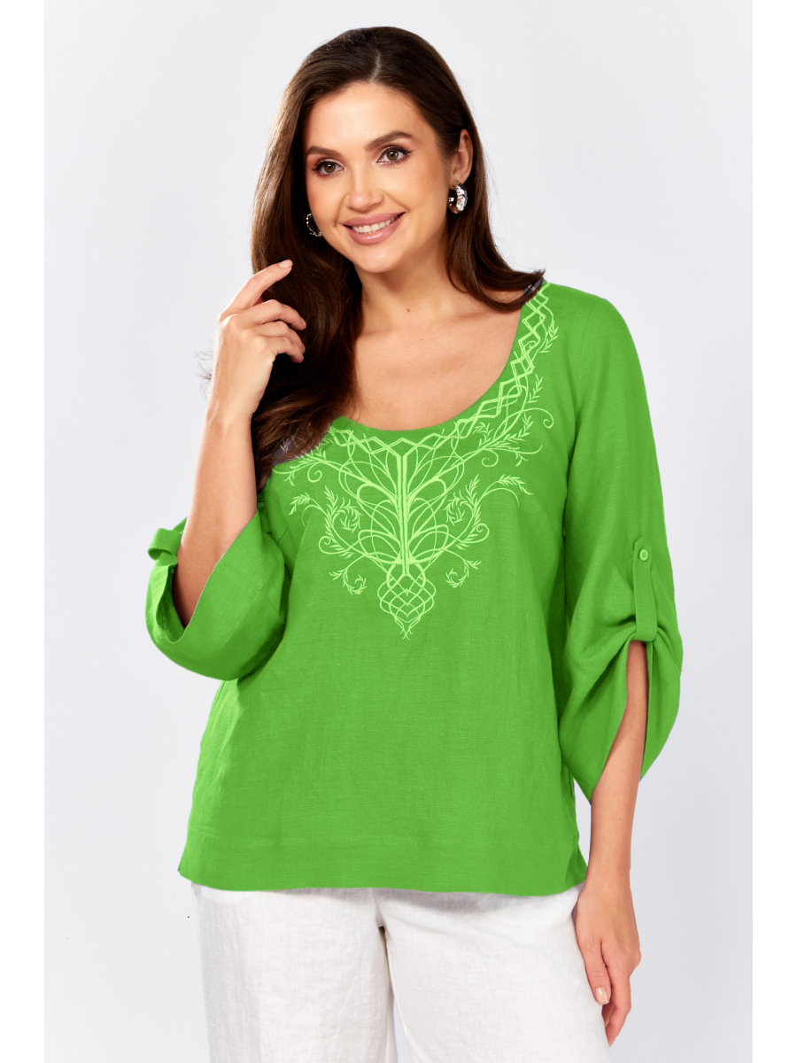 Блузка 625-080 салатовый