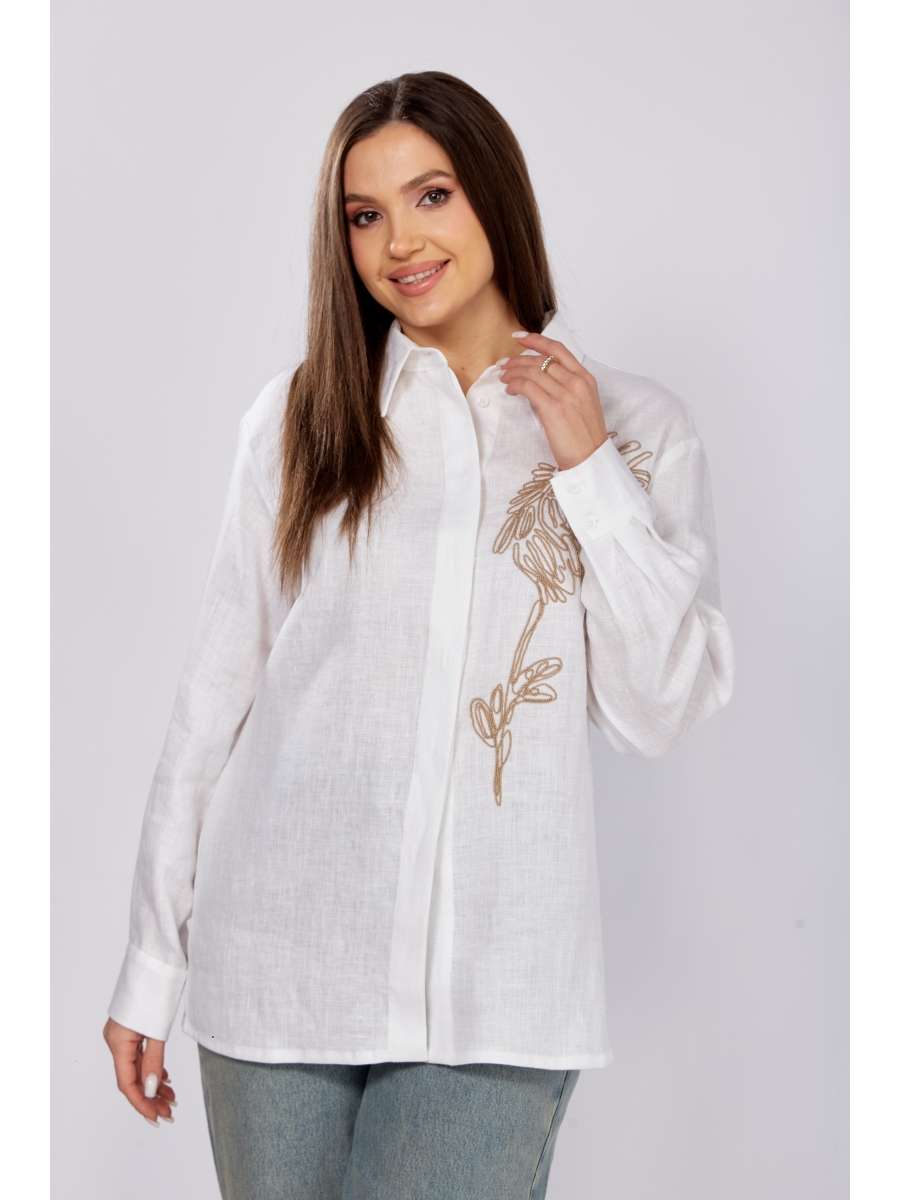 Блузка 625-061 белый