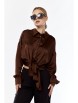 Блузка артикул: 436 коричневый от Talia fashion - вид 3