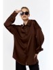Блузка артикул: 436 коричневый от Talia fashion - вид 1