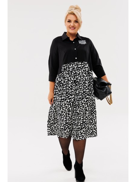 1107 черный/горох