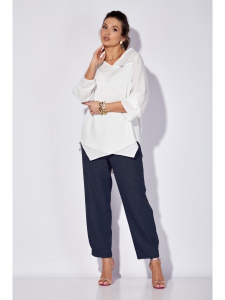 1101 белый/темно-синий