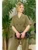 Брючный костюм артикул: К997 олива от Anastasia - вид 8