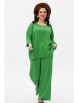 Брючный костюм артикул: 1213 зеленый от Anastasia - вид 1