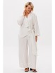 Брючный костюм артикул: 1234 молочный от Anastasia - вид 1