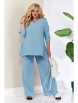 Брючный костюм артикул: 1102.1 голубой от Anastasia - вид 7