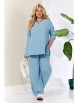Брючный костюм артикул: 1102.1 голубой от Anastasia - вид 9