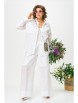 Брючный костюм артикул: 1239 белый от Anastasia - вид 13