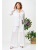 Брючный костюм артикул: 1239 белый от Anastasia - вид 17