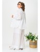 Брючный костюм артикул: 1239 белый от Anastasia - вид 6